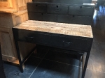 Bureau bois et métal