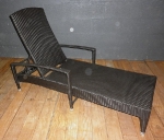 chaise longue tahiti marron 10210